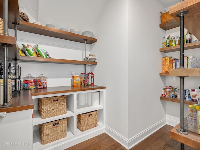 view of pantry