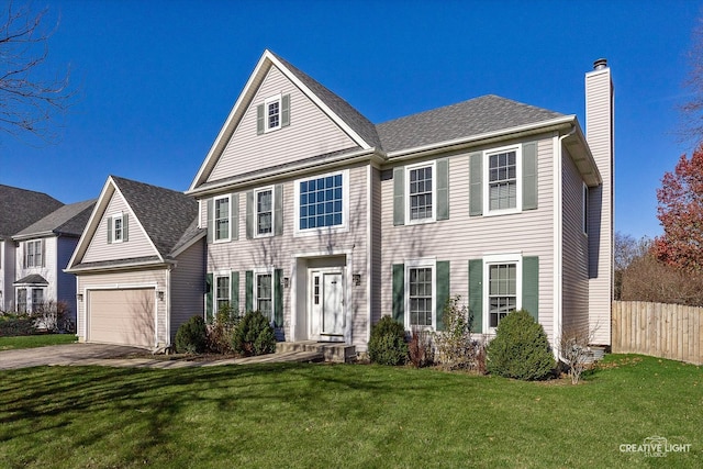 view of front of house featuring a front yard