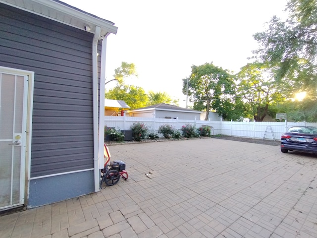 view of patio with central AC unit