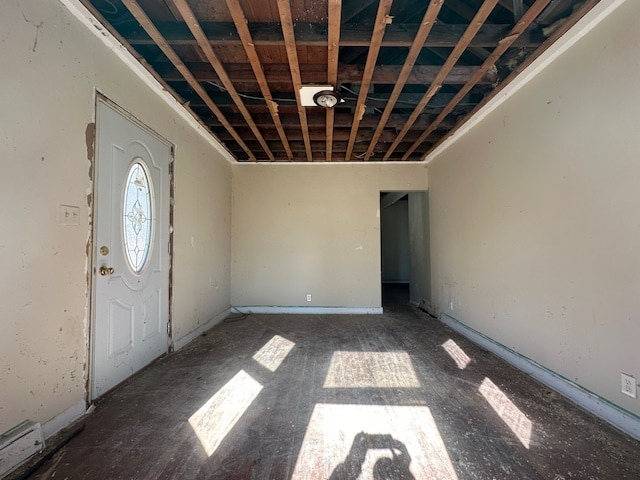 view of entrance foyer