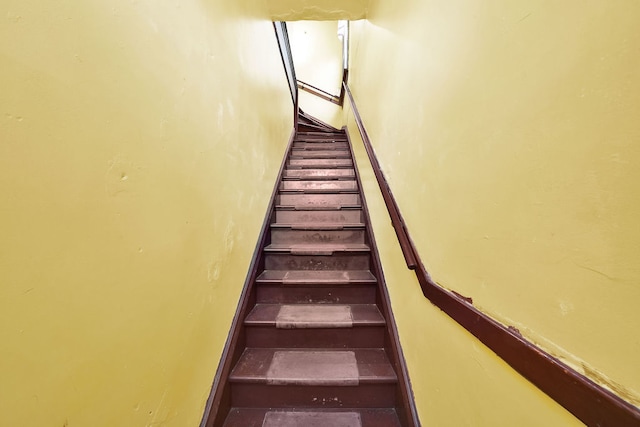 view of staircase