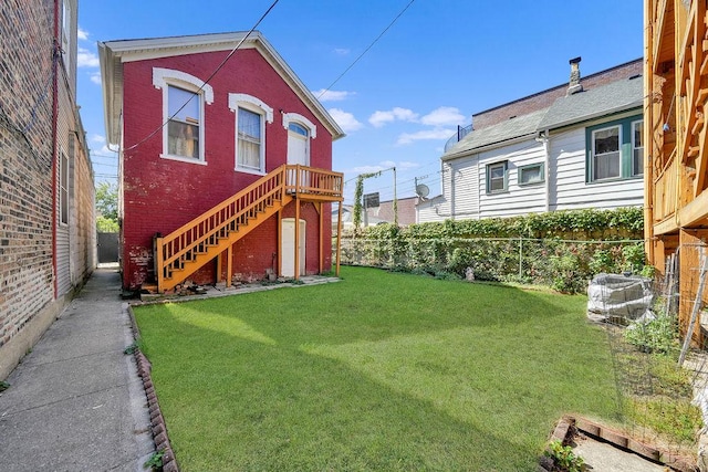 2333 W Huron St, Chicago, IL 60612 - exterior space with stairs and fence
