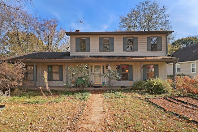 view of front facade with a porch