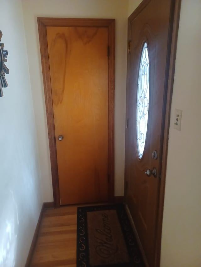 interior space with light hardwood / wood-style floors and a healthy amount of sunlight