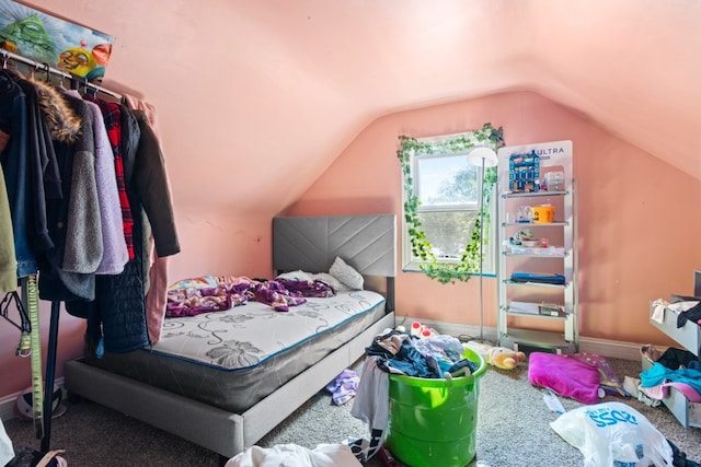 4035 W Marquette Rd, Chicago, IL 60629 - carpeted bedroom with lofted ceiling