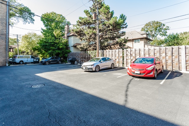 view of car parking