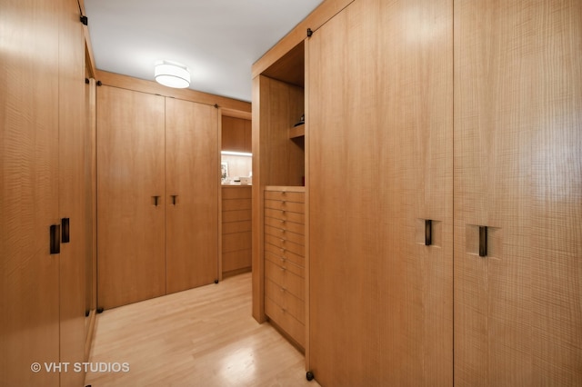 interior space featuring light hardwood / wood-style floors