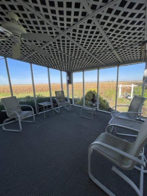 17580 1200 E St, Wyanet, IL 61379 - view of sunroom