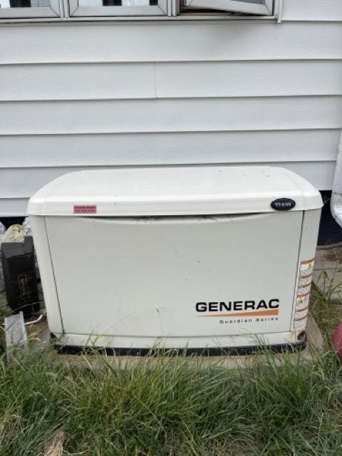 17580 1200 E St, Wyanet, IL 61379 - exterior view of a power unit and a wood stove