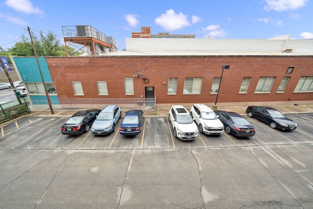 view of car parking