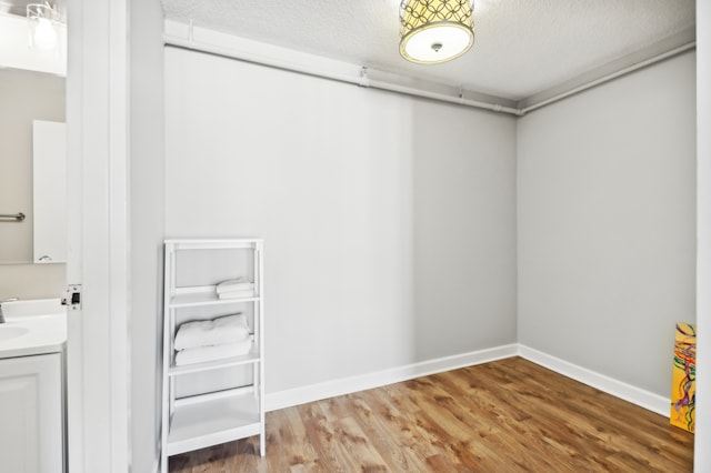 interior space with wood-type flooring