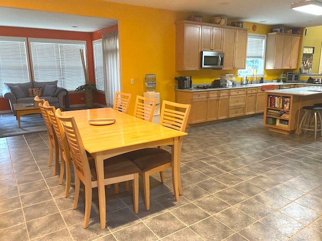 view of dining area