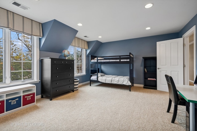 bedroom featuring carpet flooring