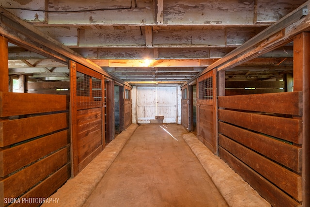 view of stable