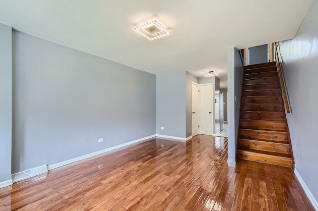 interior space featuring hardwood / wood-style floors