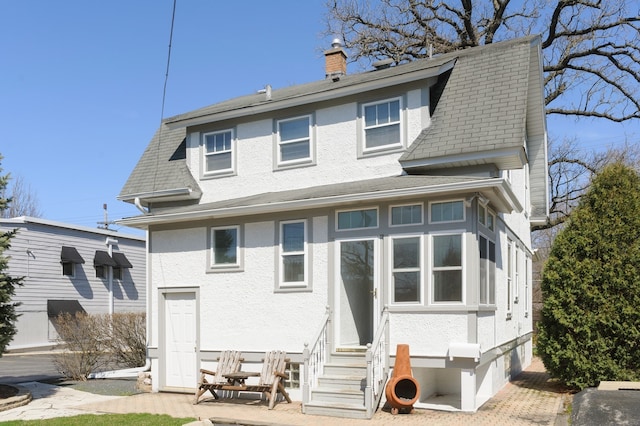 view of rear view of property