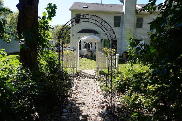 view of gate