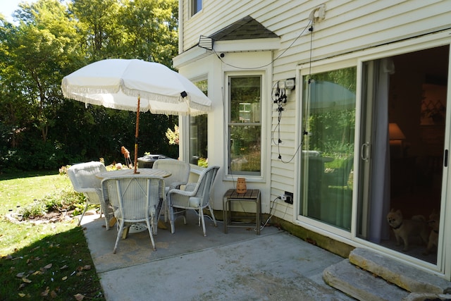 view of patio