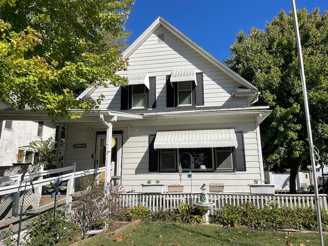 view of front of home