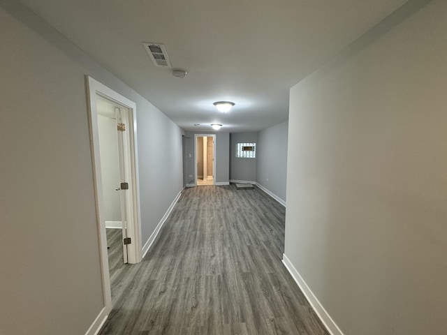 6830 S Michigan Ave, Chicago, IL 60637 - corridor with baseboards and dark wood-style flooring