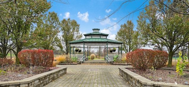 surrounding community featuring a gazebo