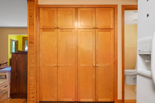 details featuring wood-type flooring