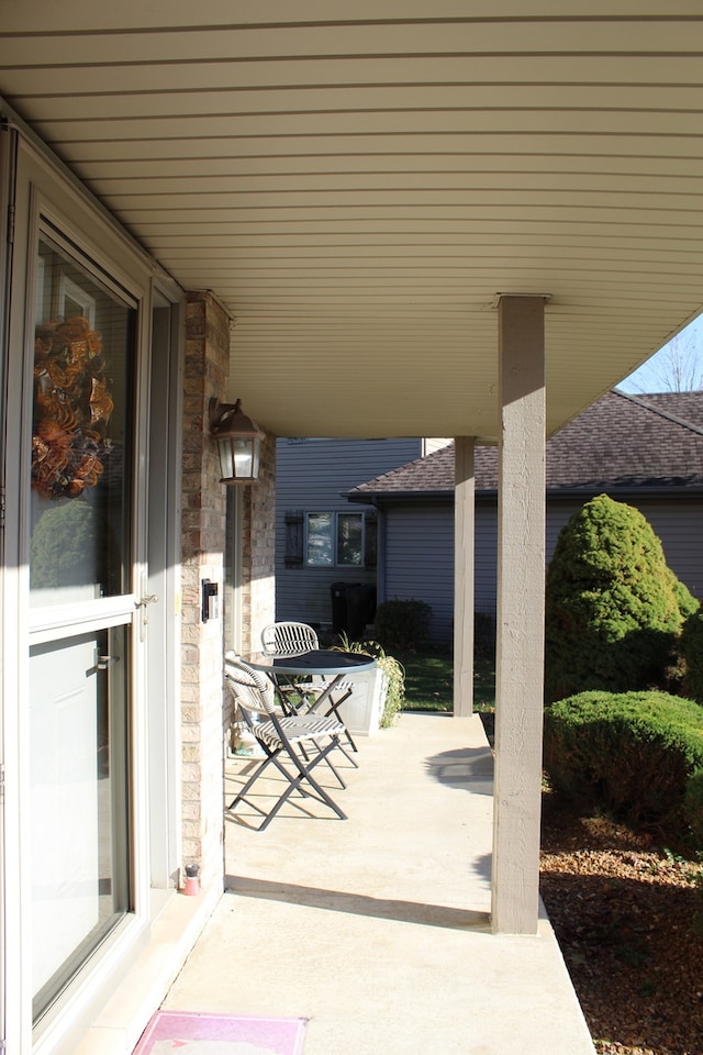 view of patio