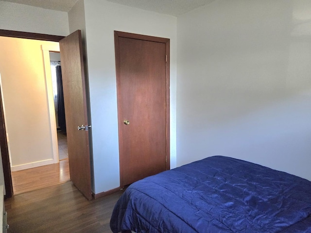 6809 S Joanne Ave, Rochelle, IL 61068 - bedroom with wood finished floors and baseboards