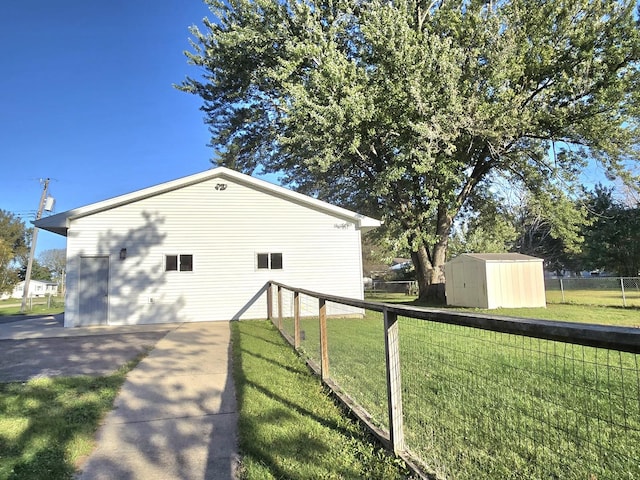 6809 S Joanne Ave, Rochelle, IL 61068 - view of home's exterior featuring a shed