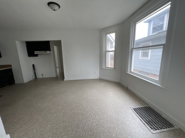 view of unfurnished living room