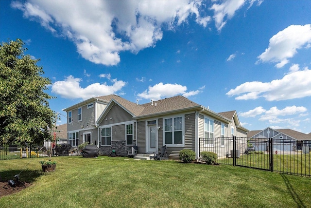 25556 W Springview Dr, Plainfield, IL 60586 - rear view of house