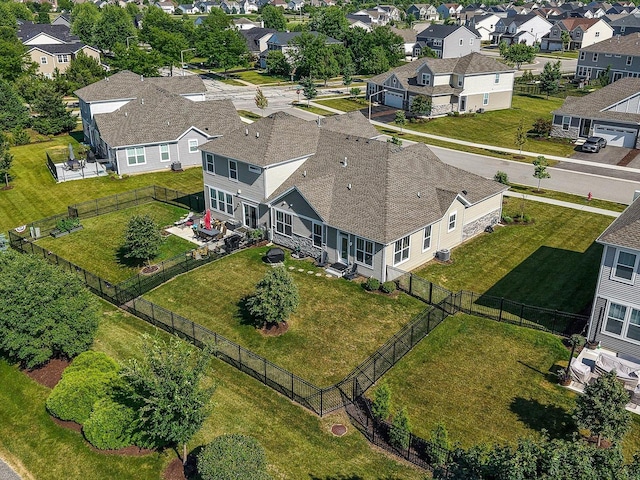 25556 W Springview Dr, Plainfield, IL 60586 - aerial perspective of suburban area