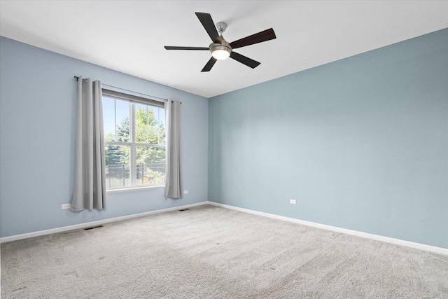 25556 W Springview Dr, Plainfield, IL 60586 - unfurnished room featuring a ceiling fan and carpet