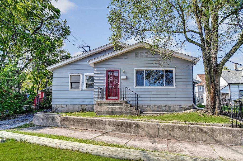 view of bungalow-style house