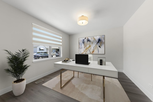 1003 Florence St, Lemont, IL 60439 - office featuring wood finished floors and baseboards