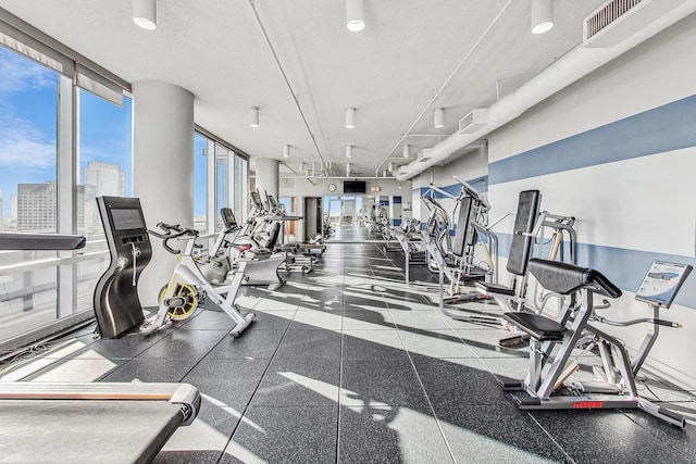 view of exercise room