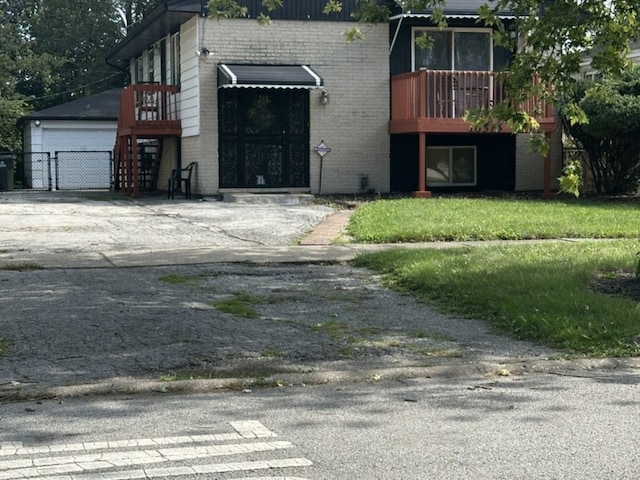 view of front of home