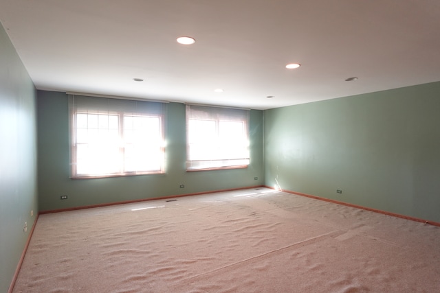 empty room featuring plenty of natural light and carpet flooring