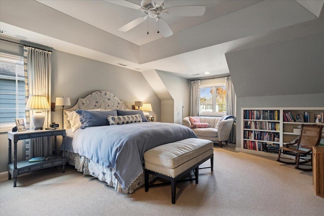 bedroom with carpet floors