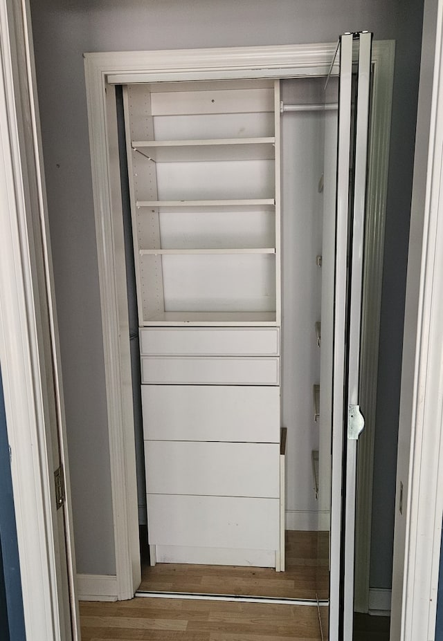 view of closet