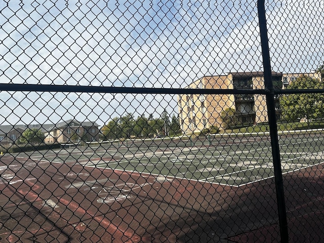 view of tennis court