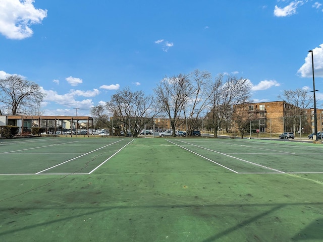 view of sport court