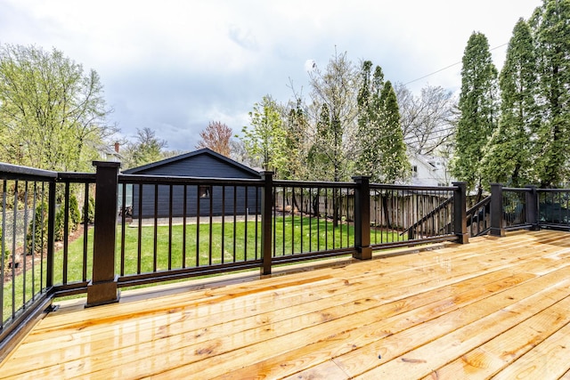 2715 Reese Ave, Evanston, IL 60201 - wooden terrace with a lawn