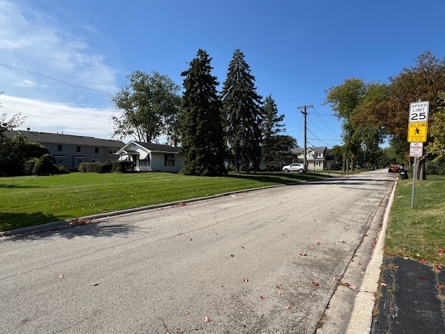 view of road