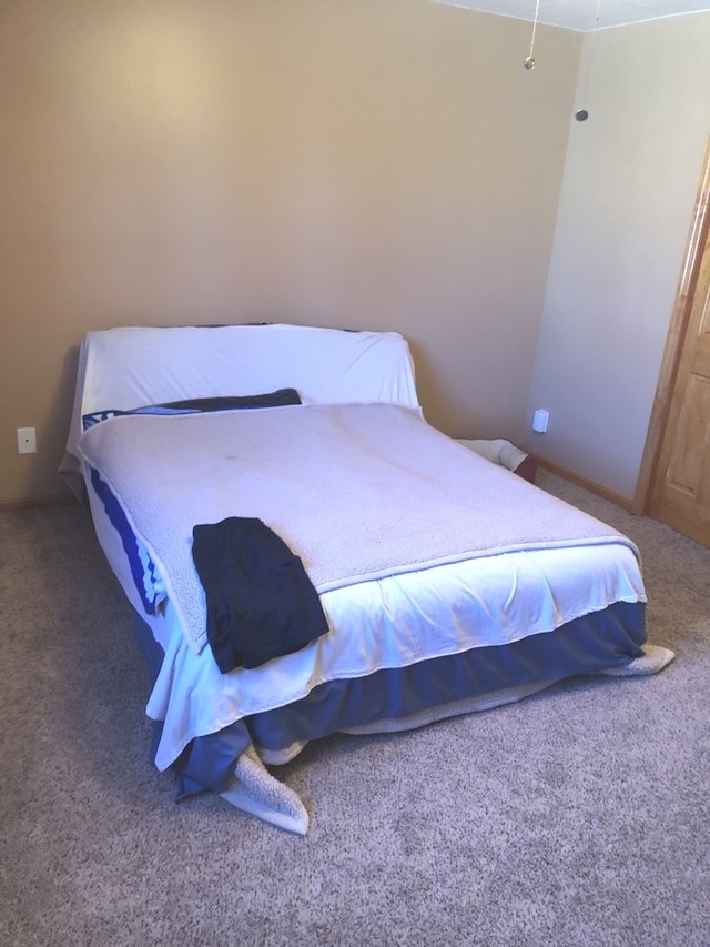 bedroom featuring carpet floors