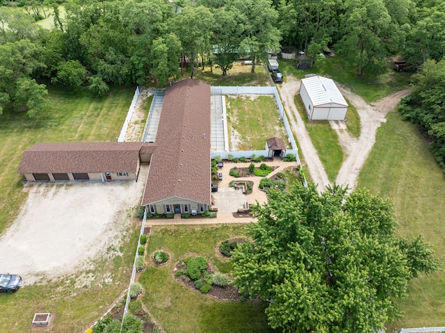 aerial view