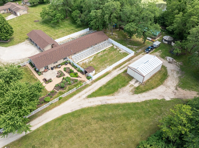 aerial view