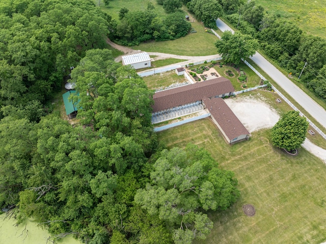 drone / aerial view