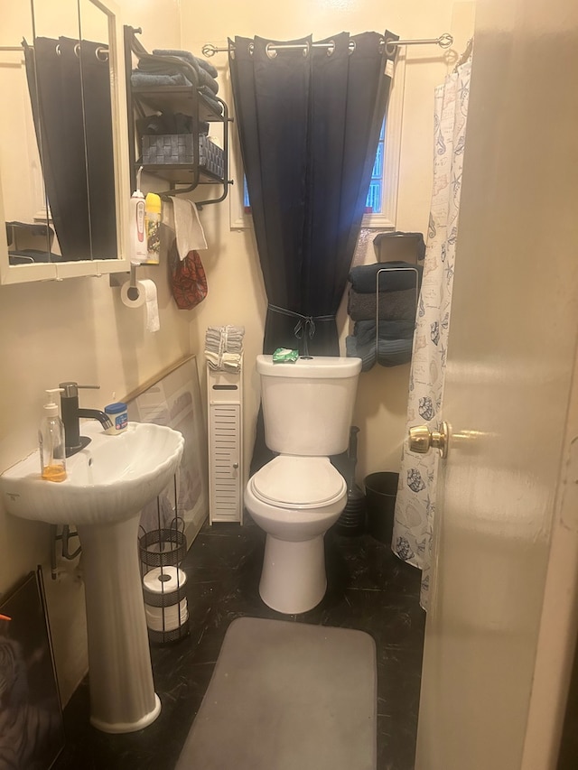 bathroom with toilet