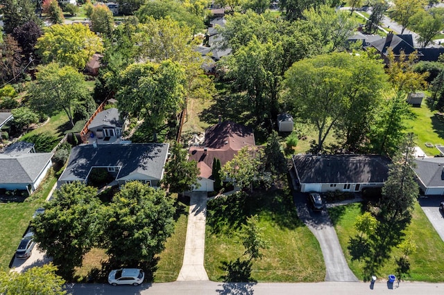 814 Countryside Dr, Wheaton, IL 60187 - aerial perspective of suburban area